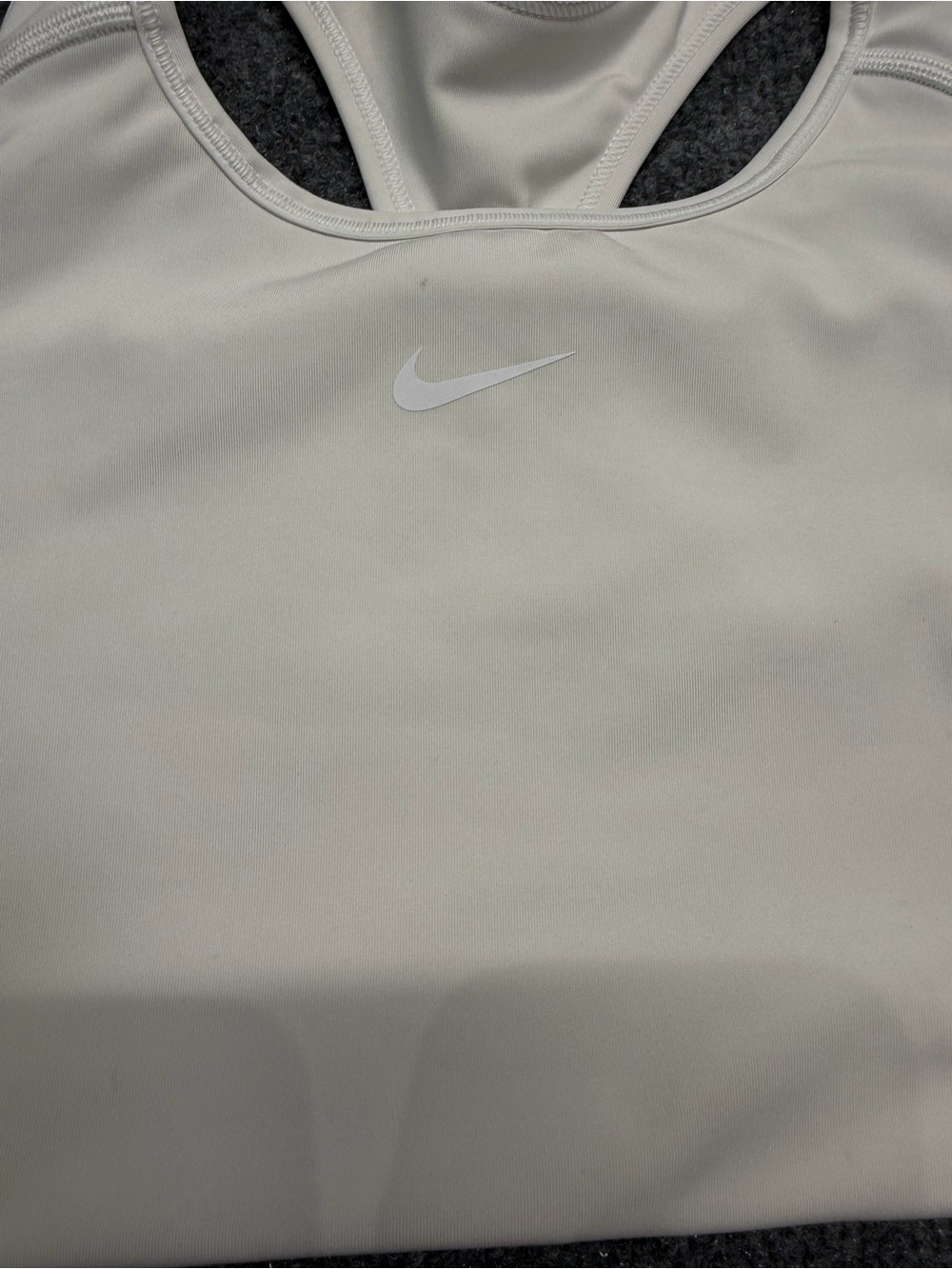 Nike Cream Racerback Performance Sports Bra - Picture 4 of 4